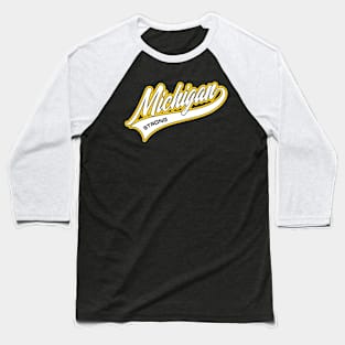 Michigan State Strong Baseball T-Shirt